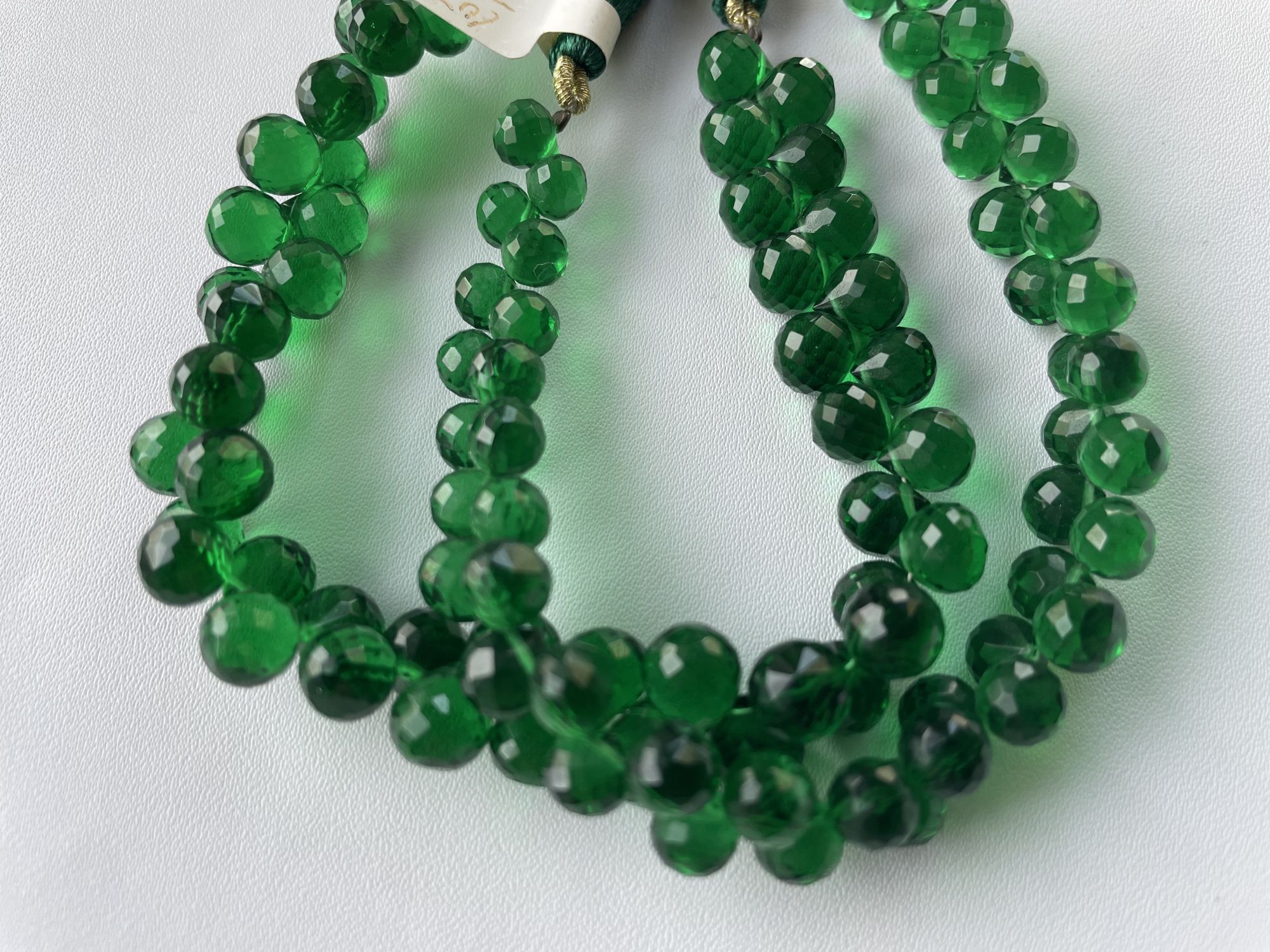 Green Onyx Onions Faceted