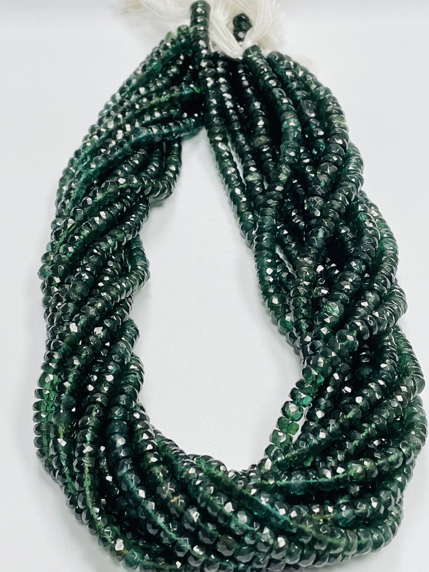 Apatite Rondelle Faceted