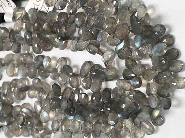 Labradorite Pear Faceted