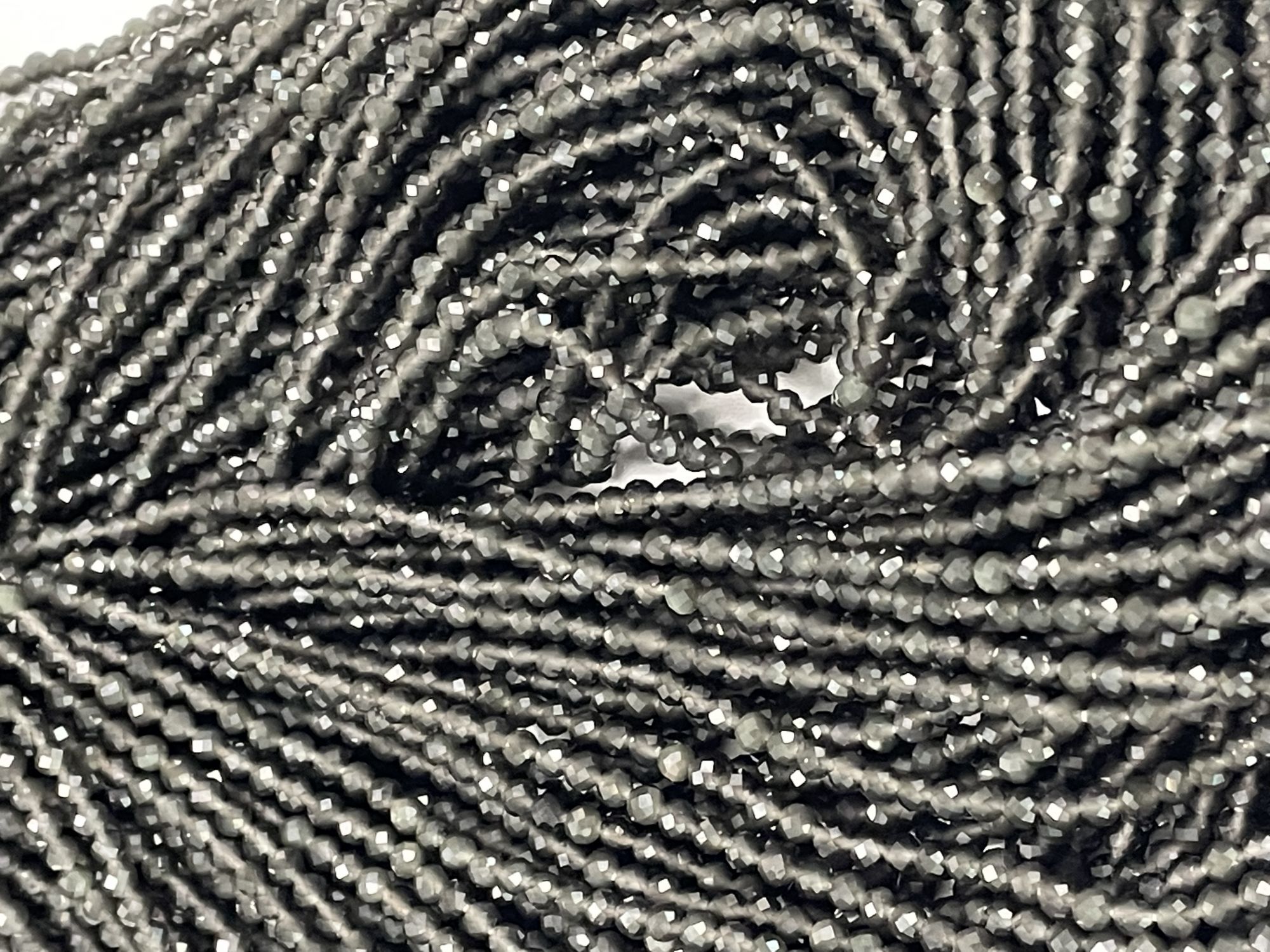 Smoky Quartz Rondelle Faceted