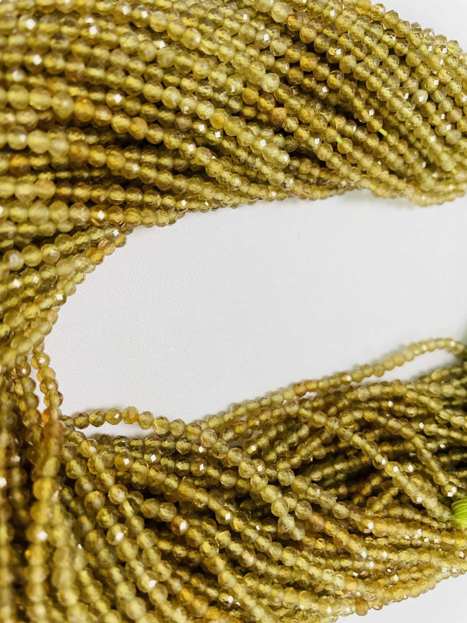 Grossular Garnet Rondelle Faceted