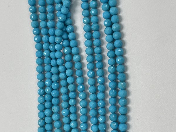 Turquoise Round Faceted