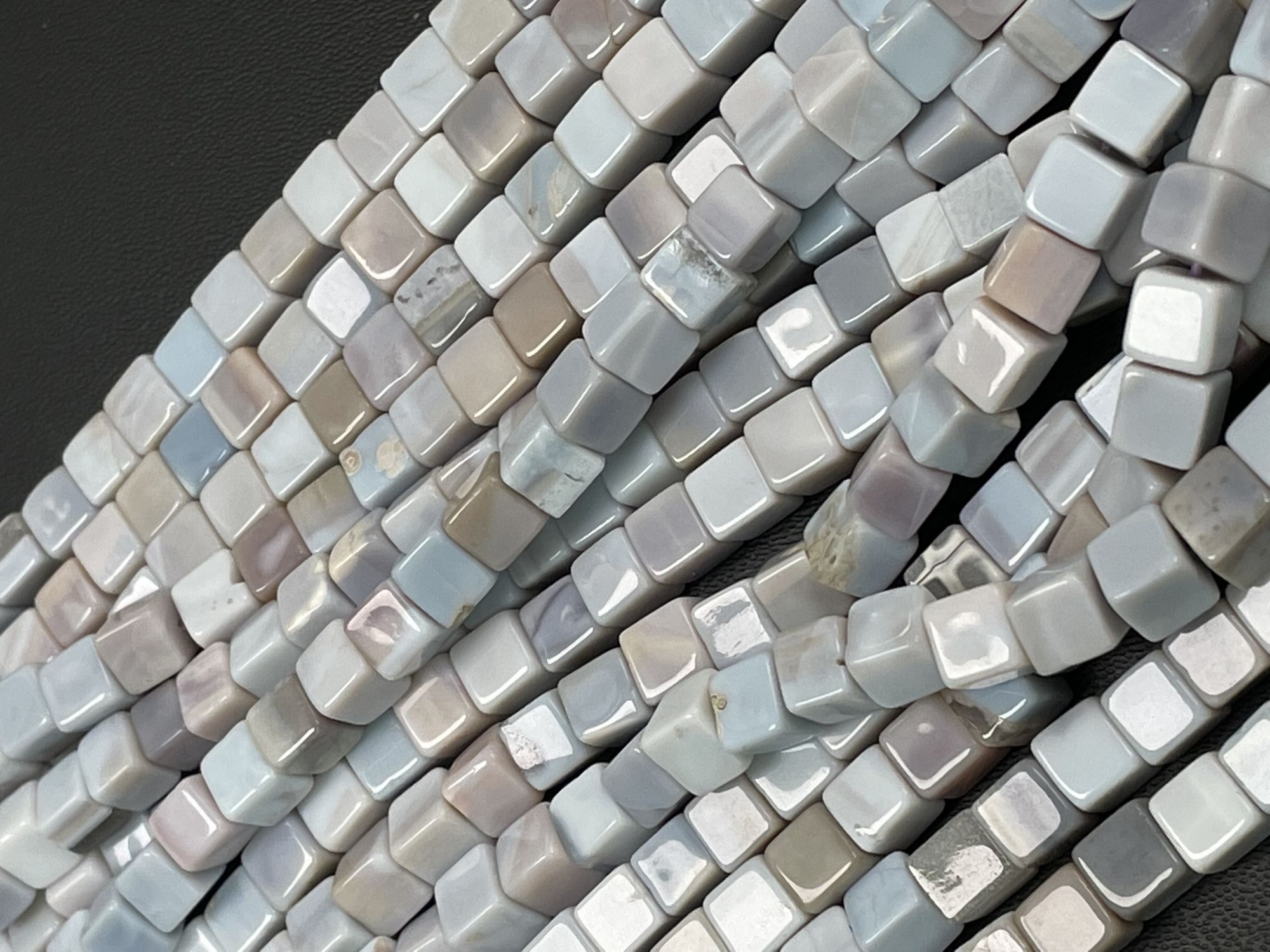 Purple Opal Cube Smooth