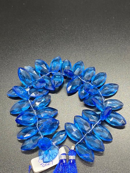 Dark Blue Hydro Quartz  Marquise