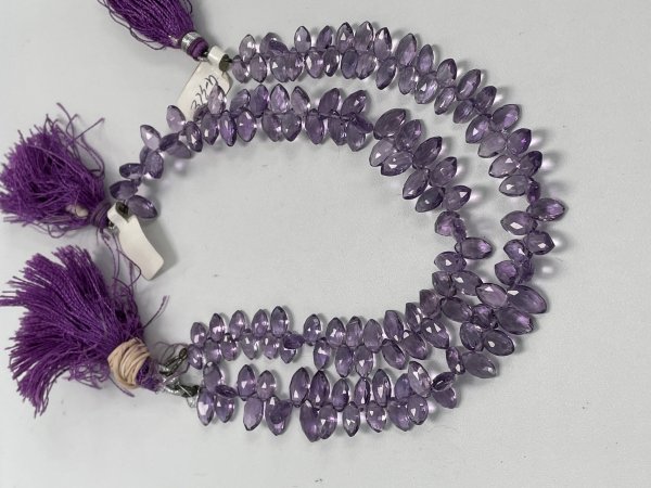 Purple Amethyst Marquise Faceted