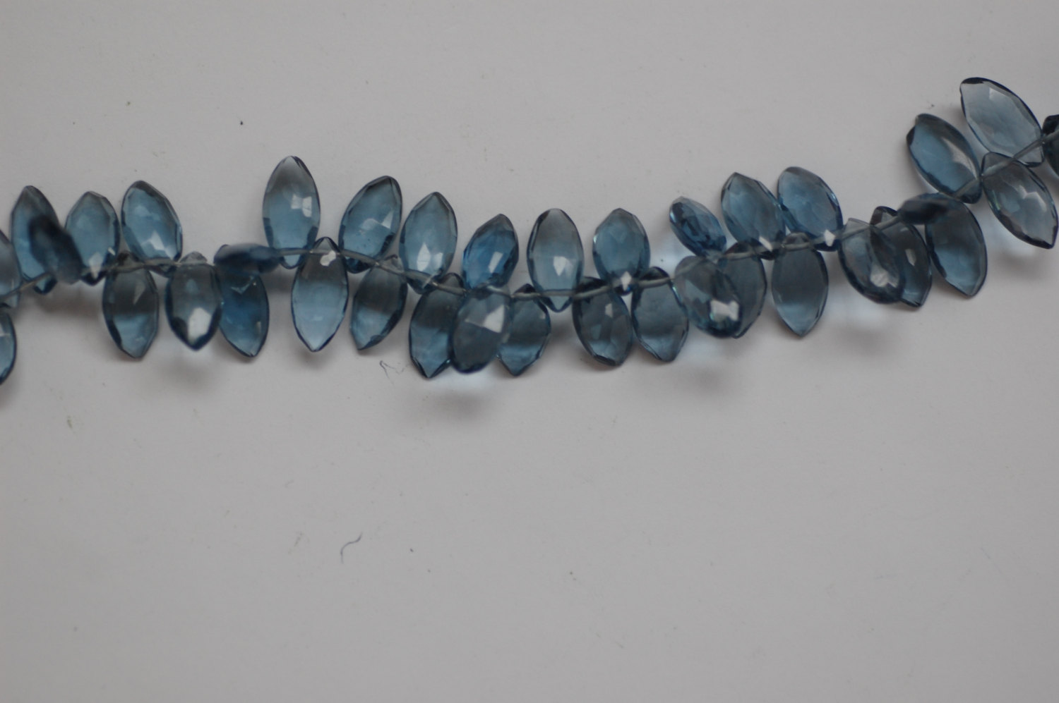 Dark Grey Hydro Quartz Maquise Faceted