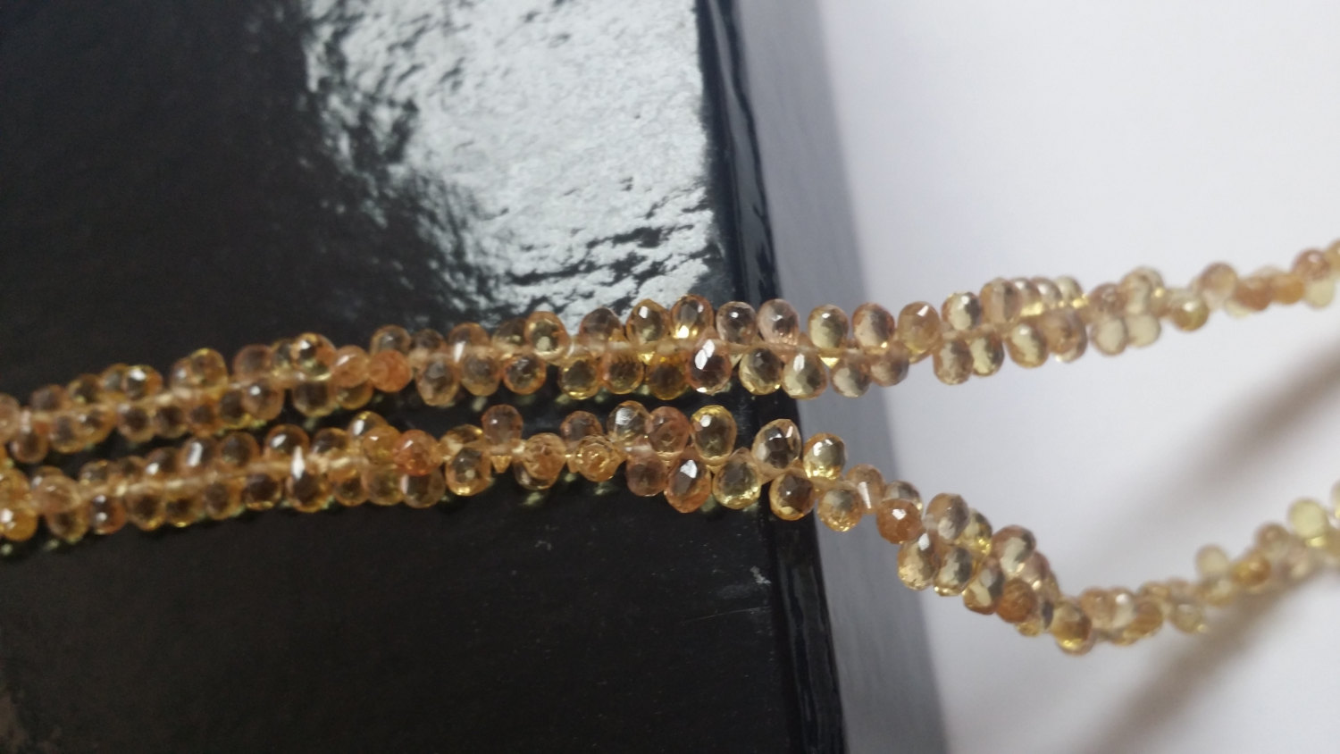 Dark Yellow Madagascar Sapphire Drops