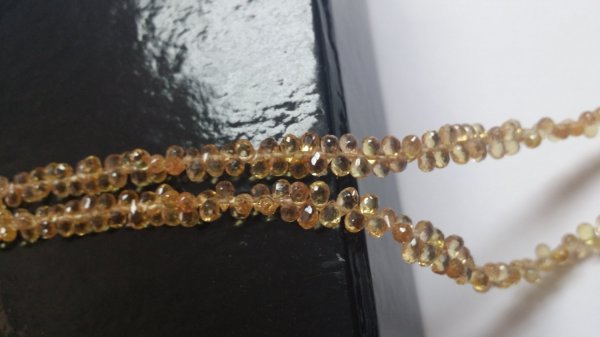 Dark Yellow Madagascar Sapphire Drops