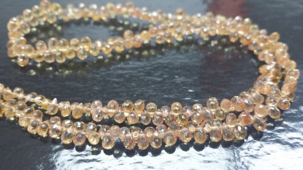 Dark Yellow Madagascar Sapphire Drops