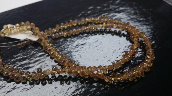Dark Yellow Madagascar Sapphire Drops