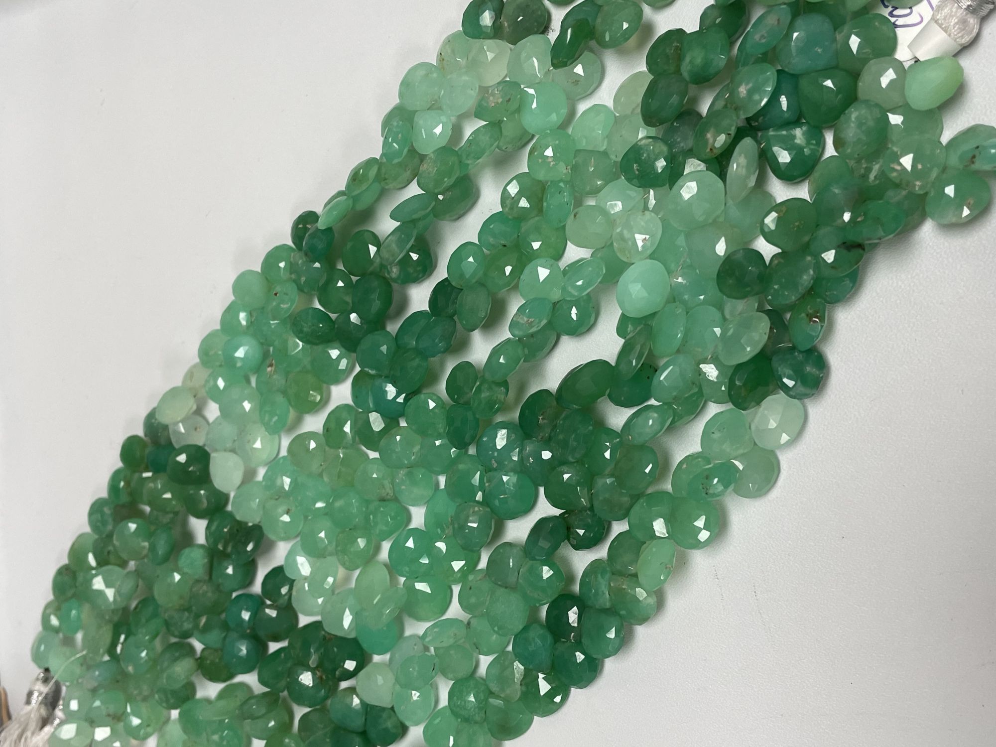 Chrysoprase Heart Faceted