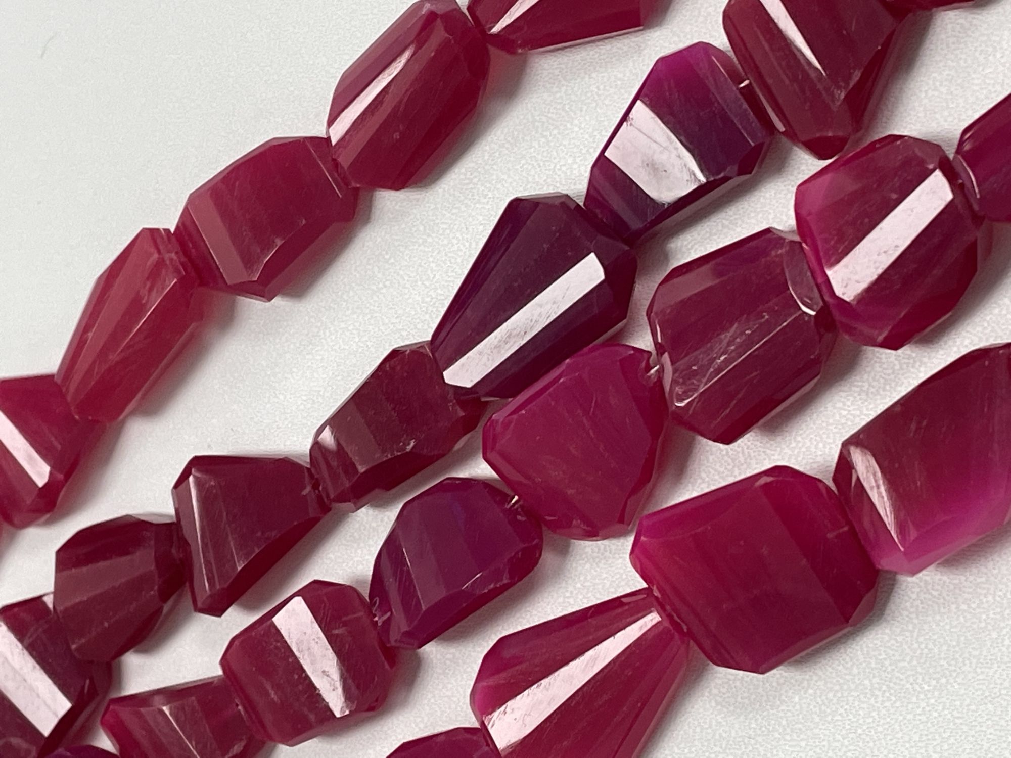 Pink Chalcedony Nugget Faceted