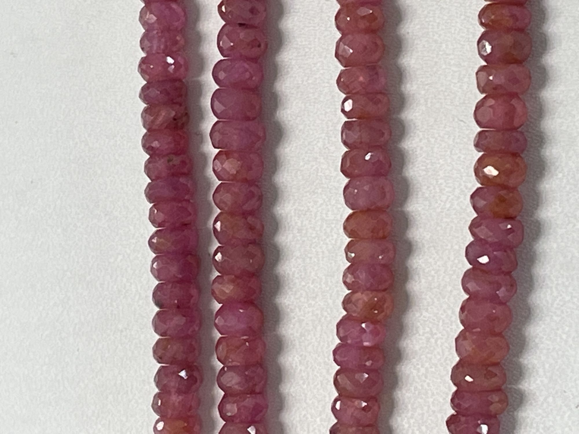 Pink Sapphire Rondelle Faceted