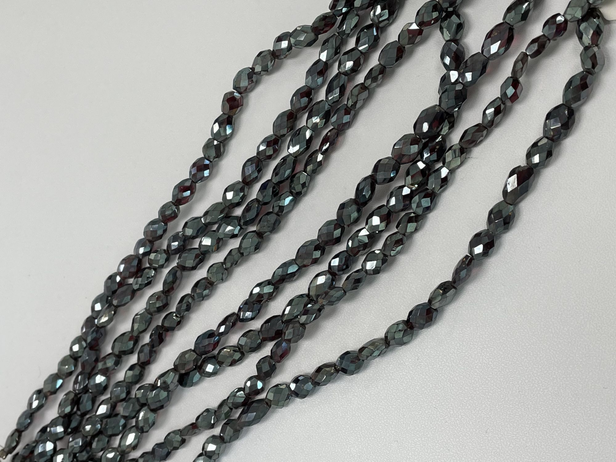 Mystic Red Garnet Oval Faceted