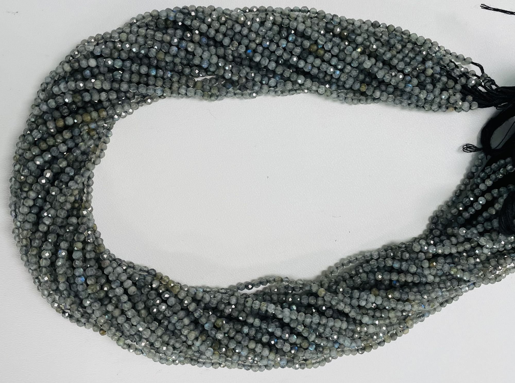 Labradorite Rondelle Faceted