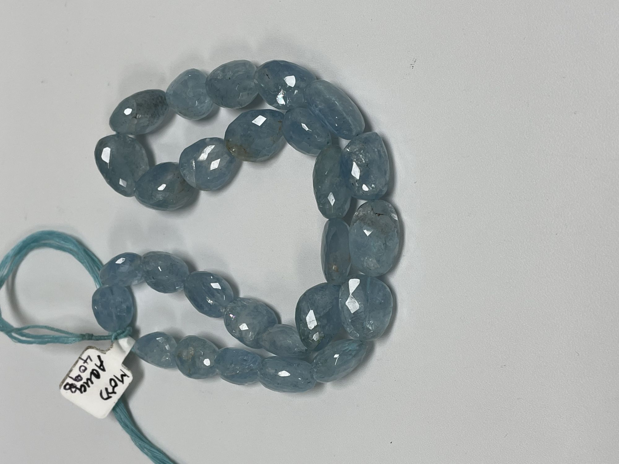 Aquamarine Nugget Faceted