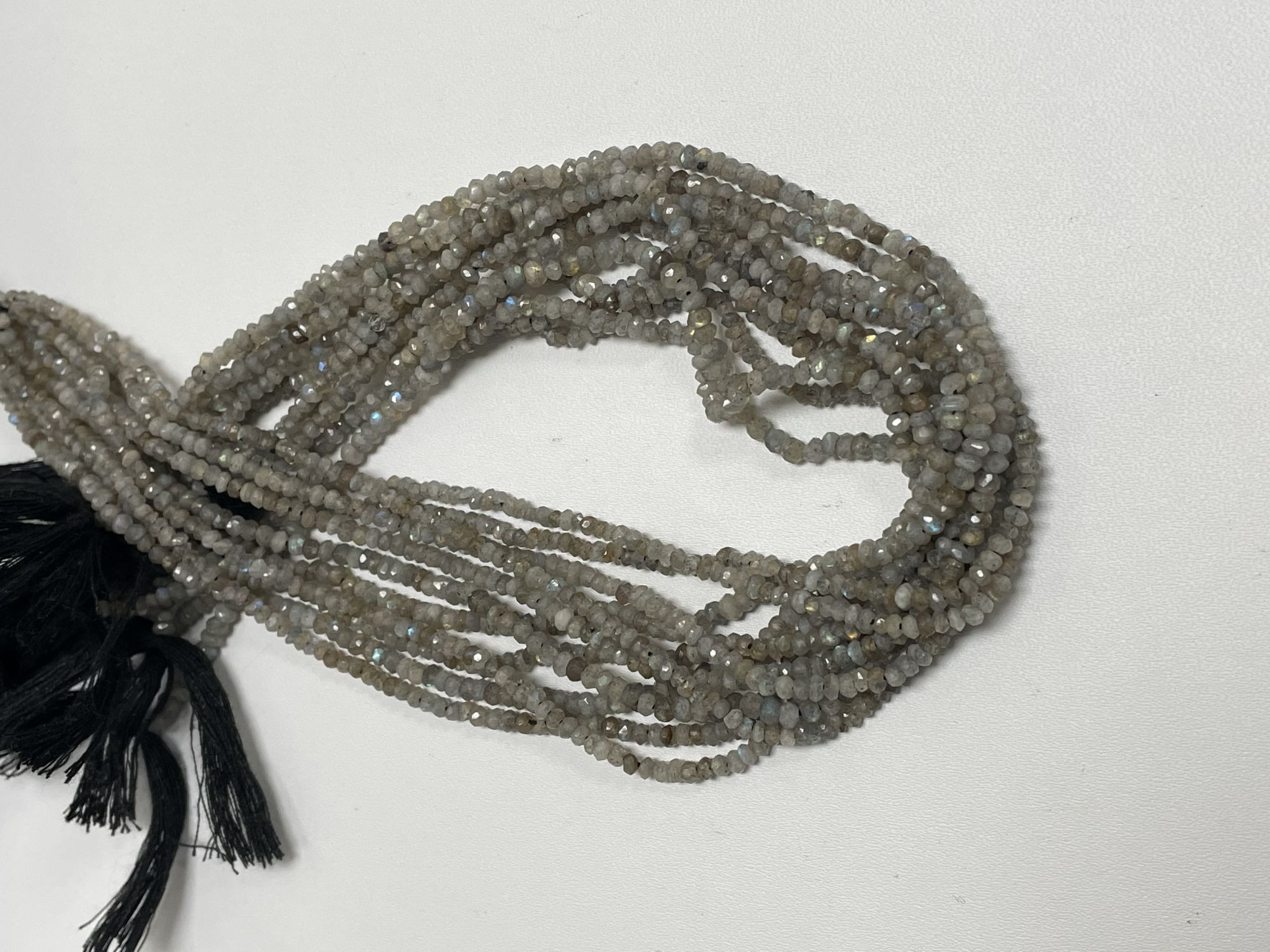 Labradorite Rondelle Faceted