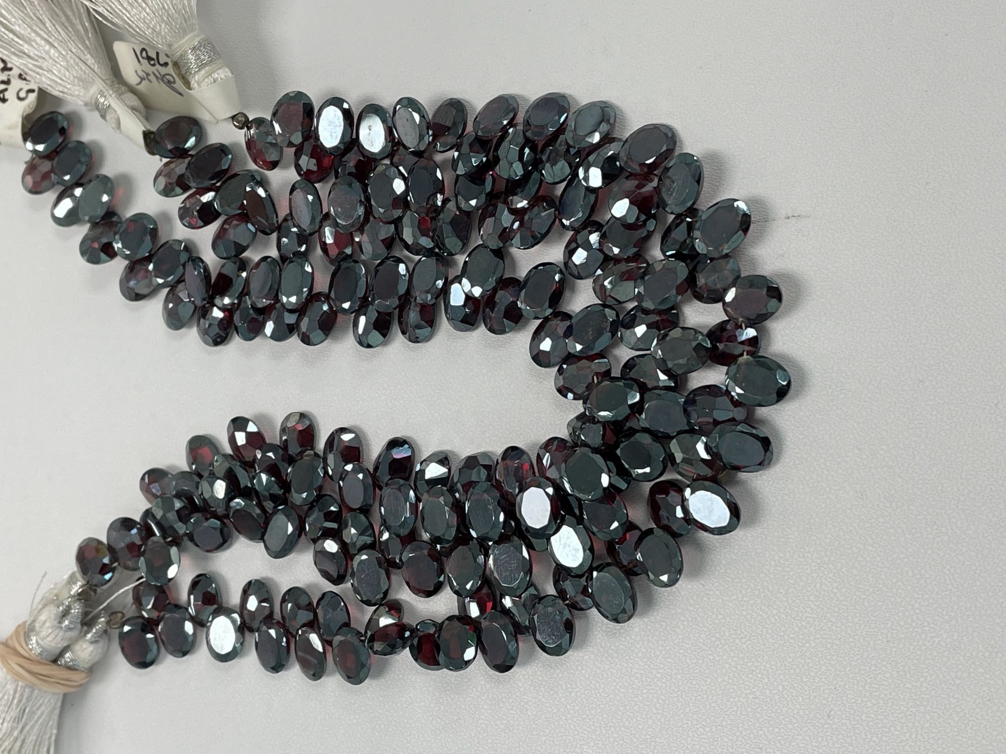 Mystic Red Garnet Oval Faceted
