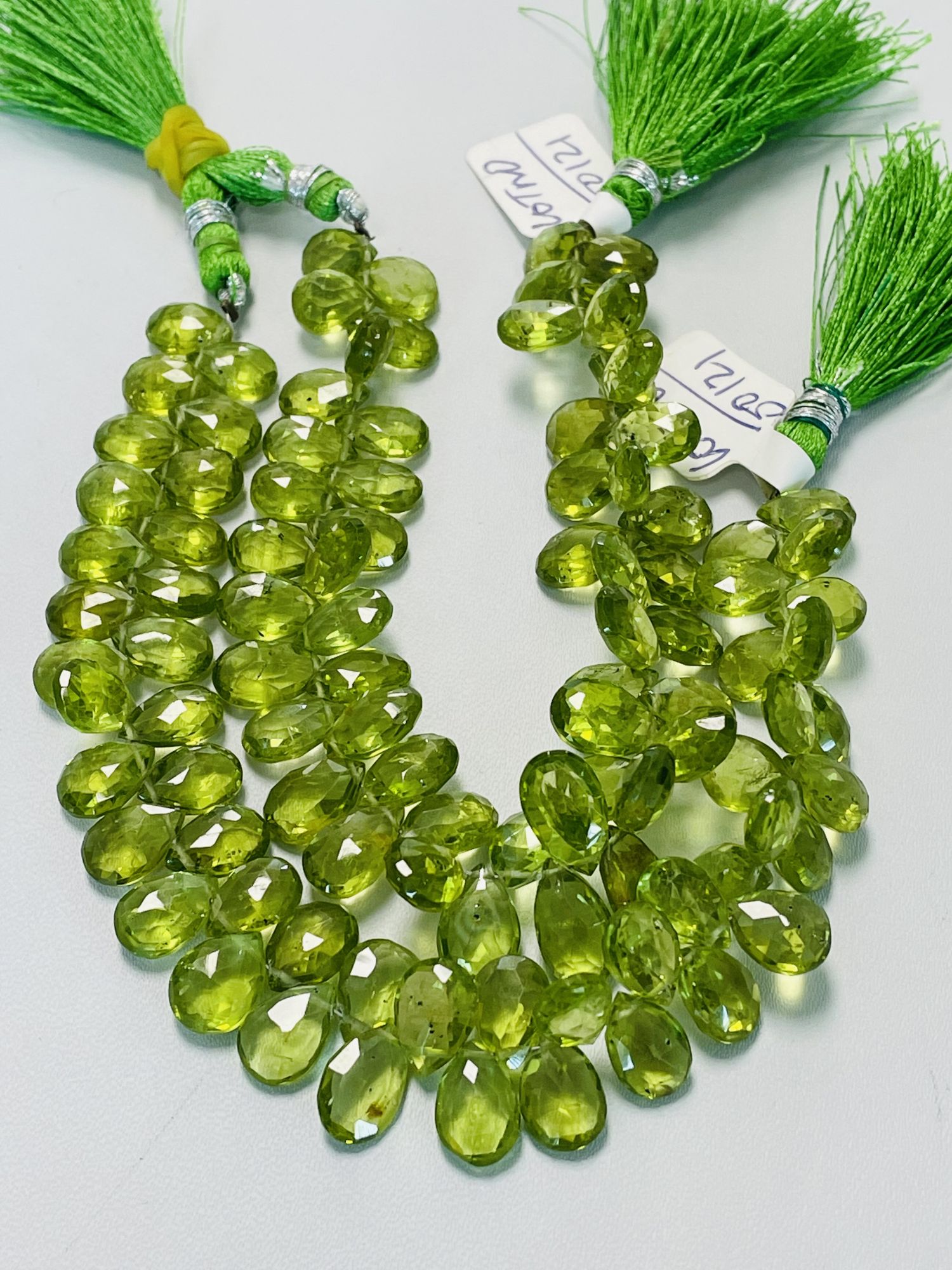 Peridot Pear Faceted