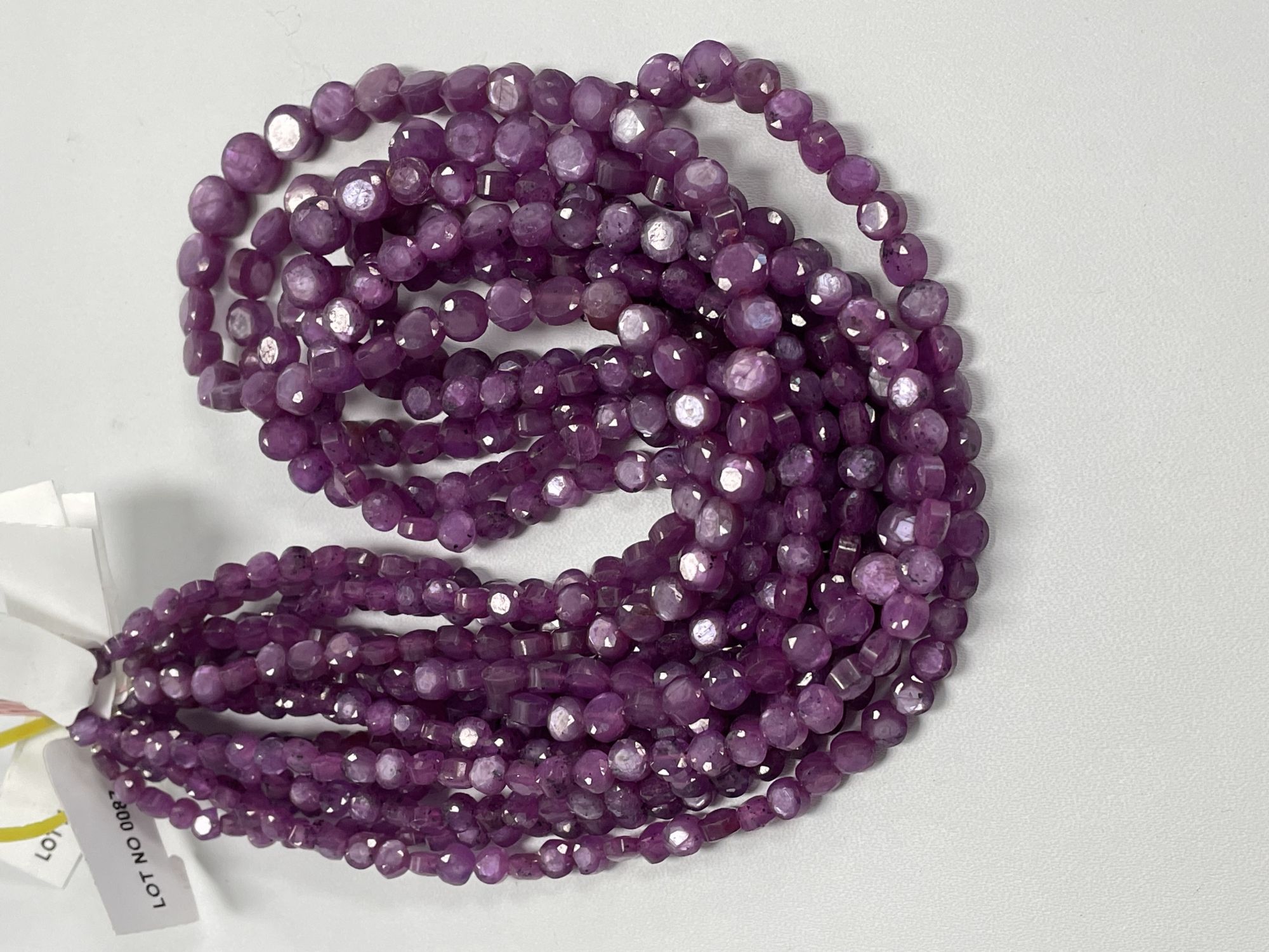 Star Ruby Coin Faceted