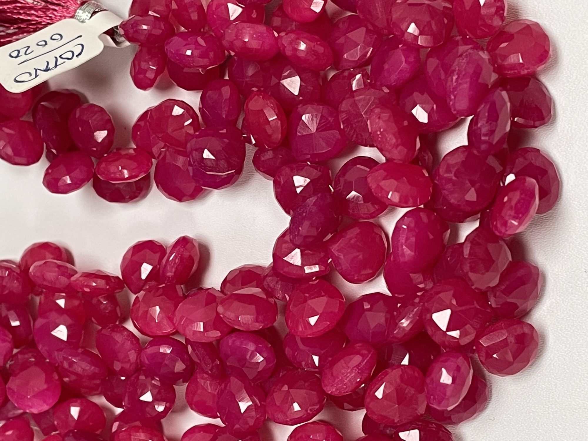 Pink Chalcedony Heart Faceted