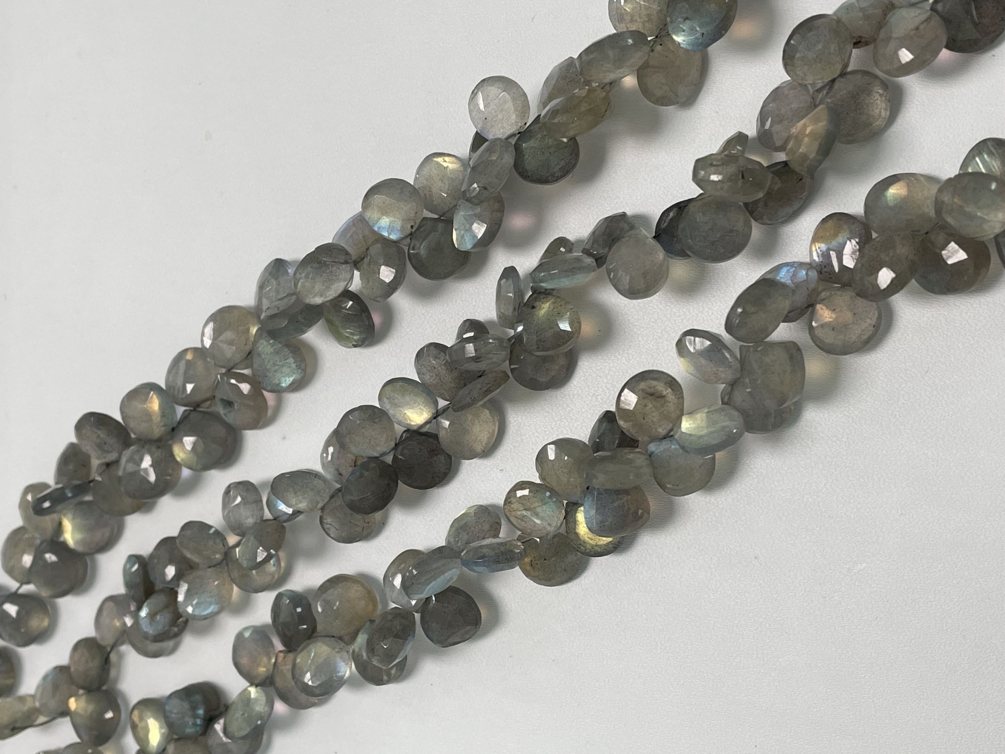 Labradorite Heart Faceted