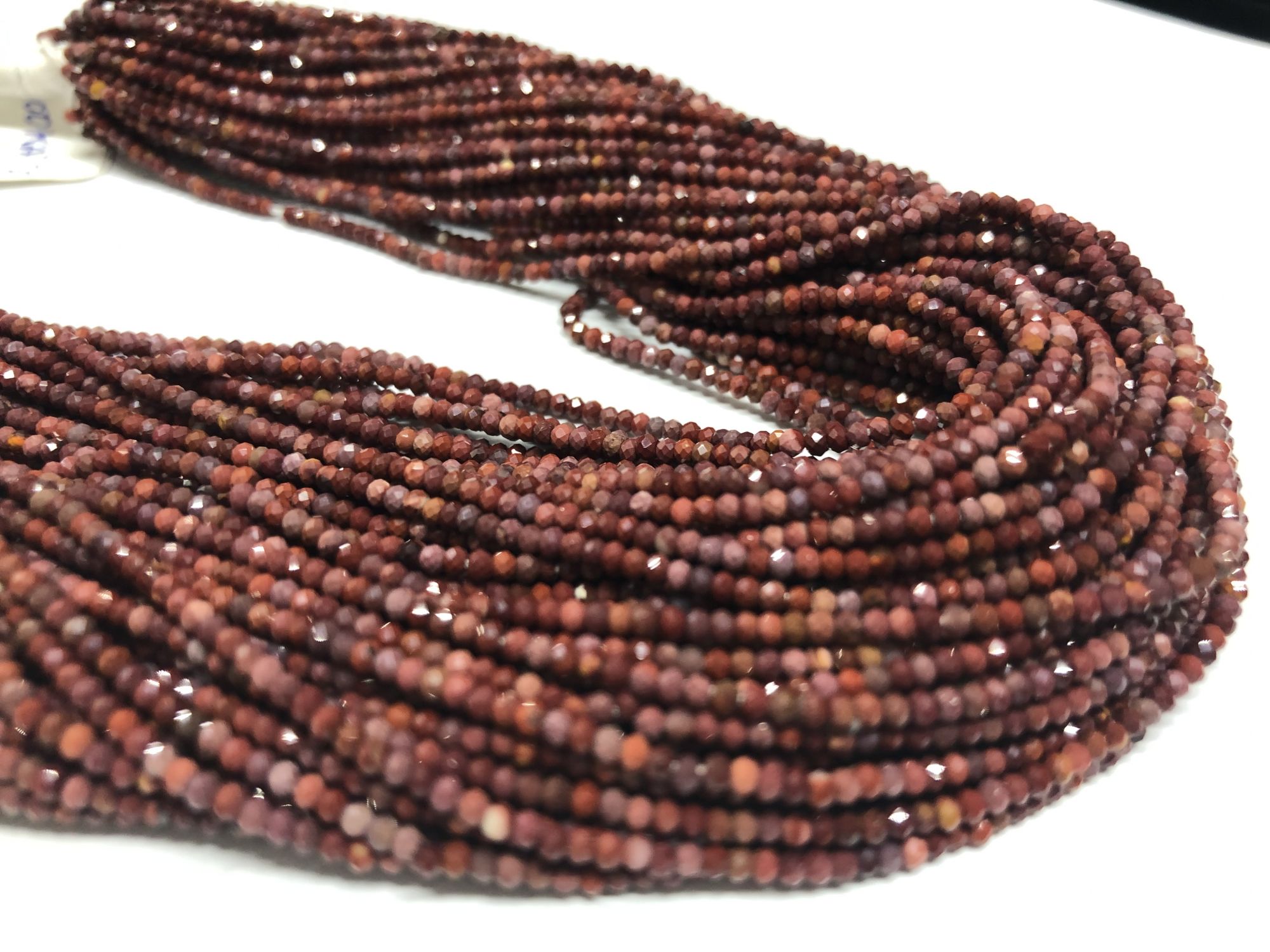 Mookaite Rondelles Faceted