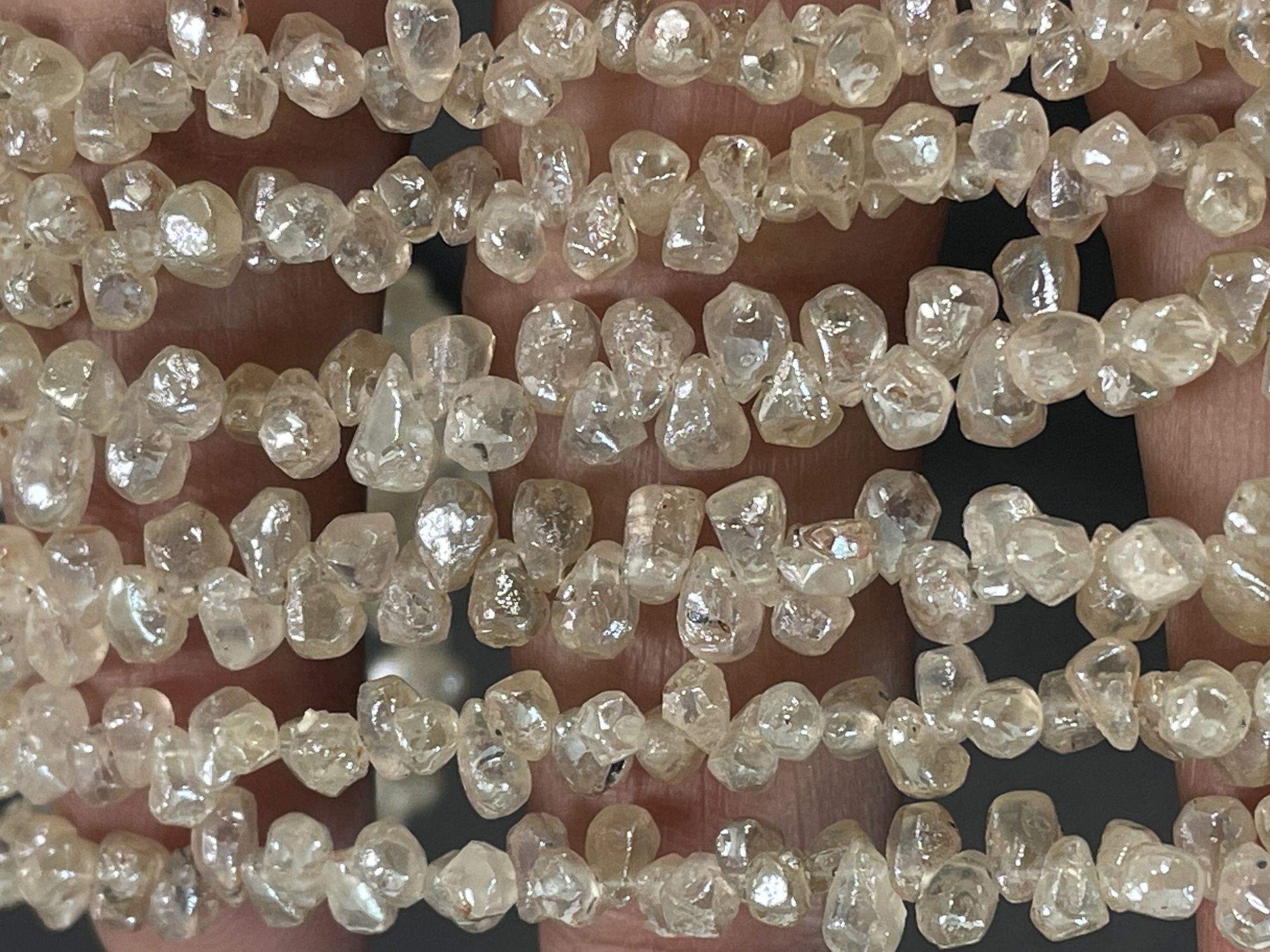 Imperial Topaz Drop Organic Cut Faceted