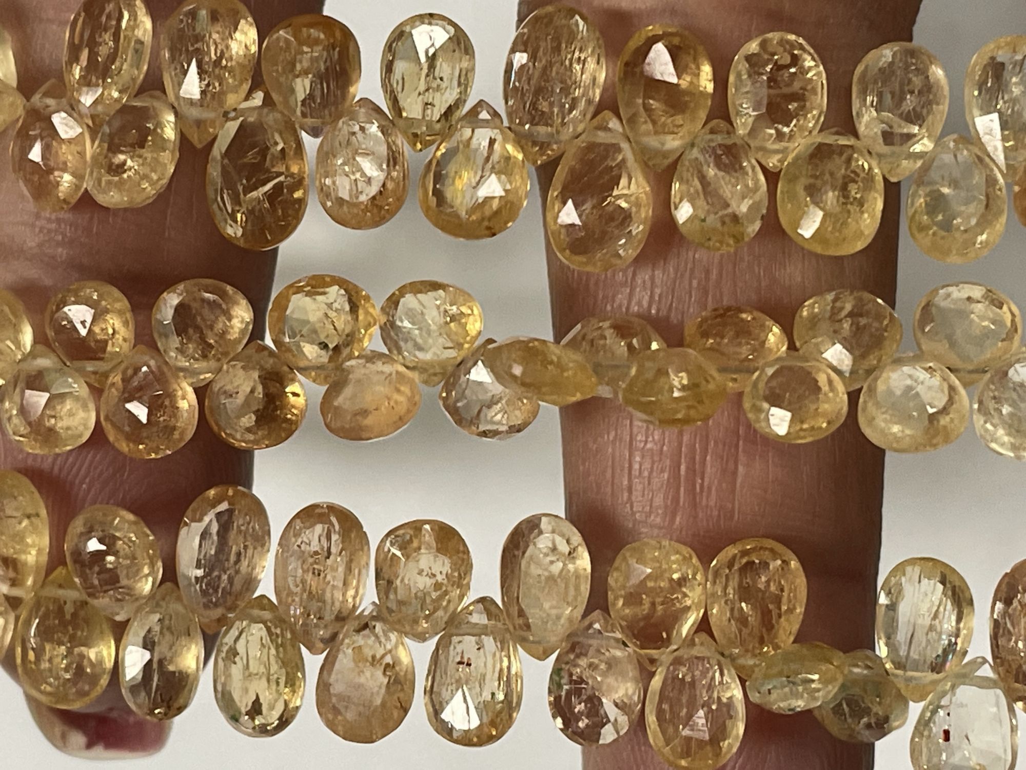 Imperial Topaz Pear Faceted