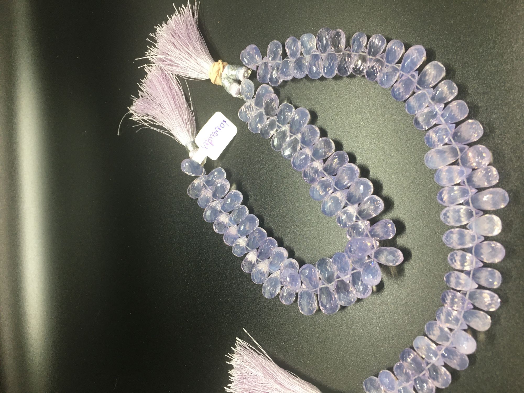 Scorolite Drops Faceted