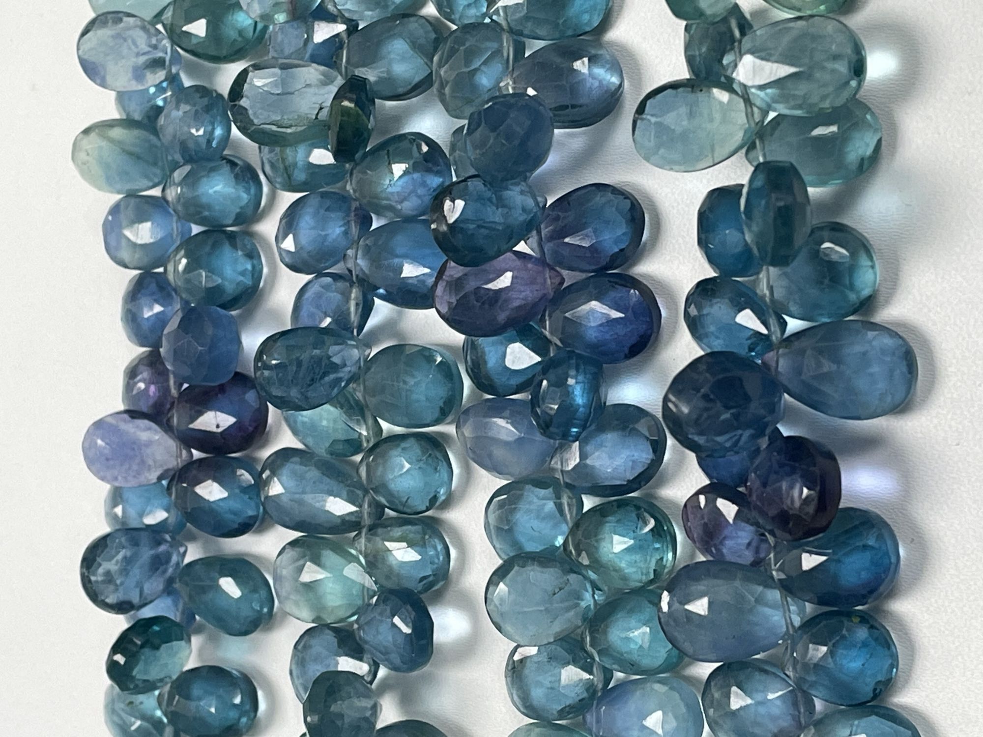 Fluorite Pear Faceted