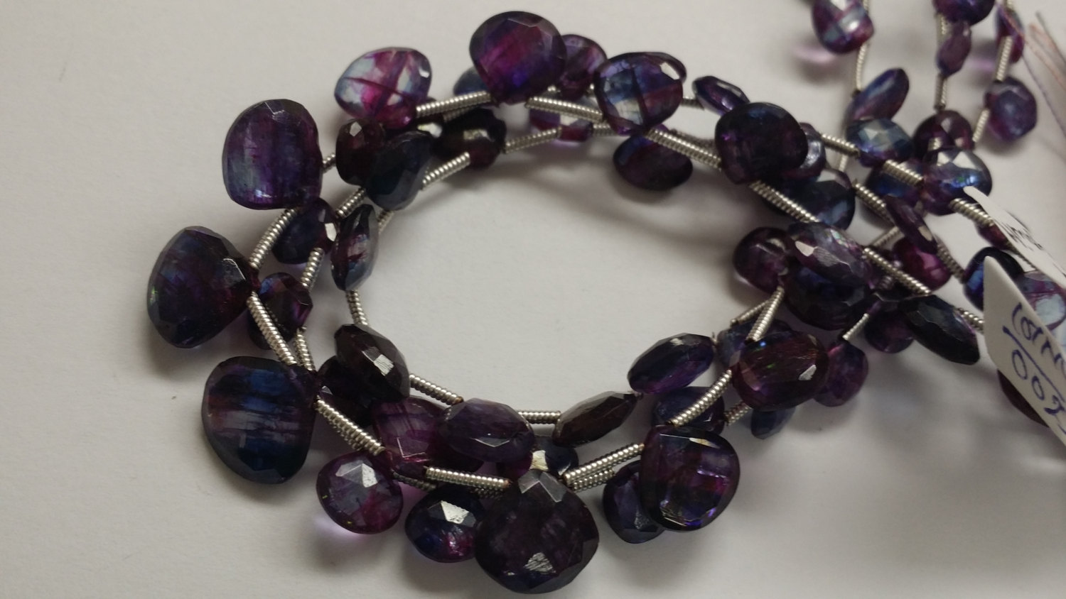 Dyed Kyanite Hearts Faceted