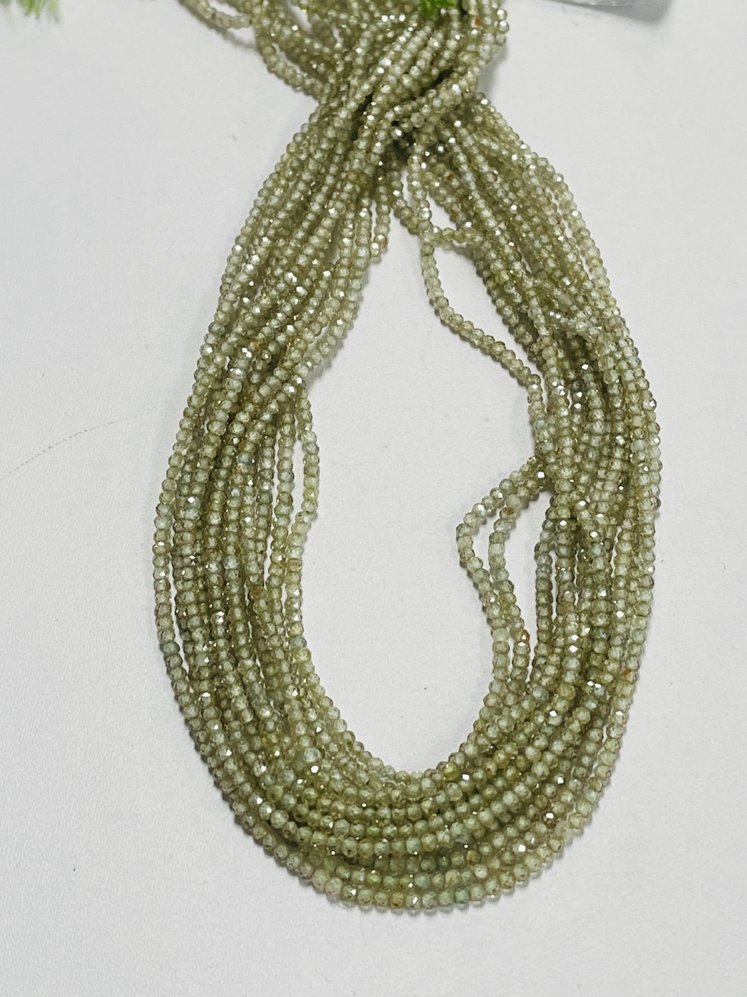 Natural Zircon Rondelle Faceted