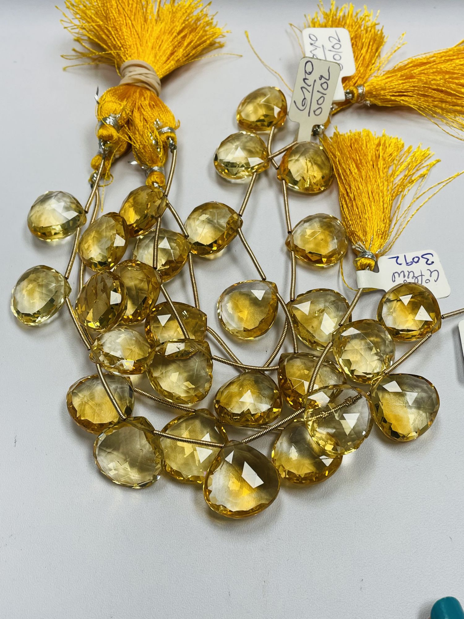 Citrine Heart Faceted