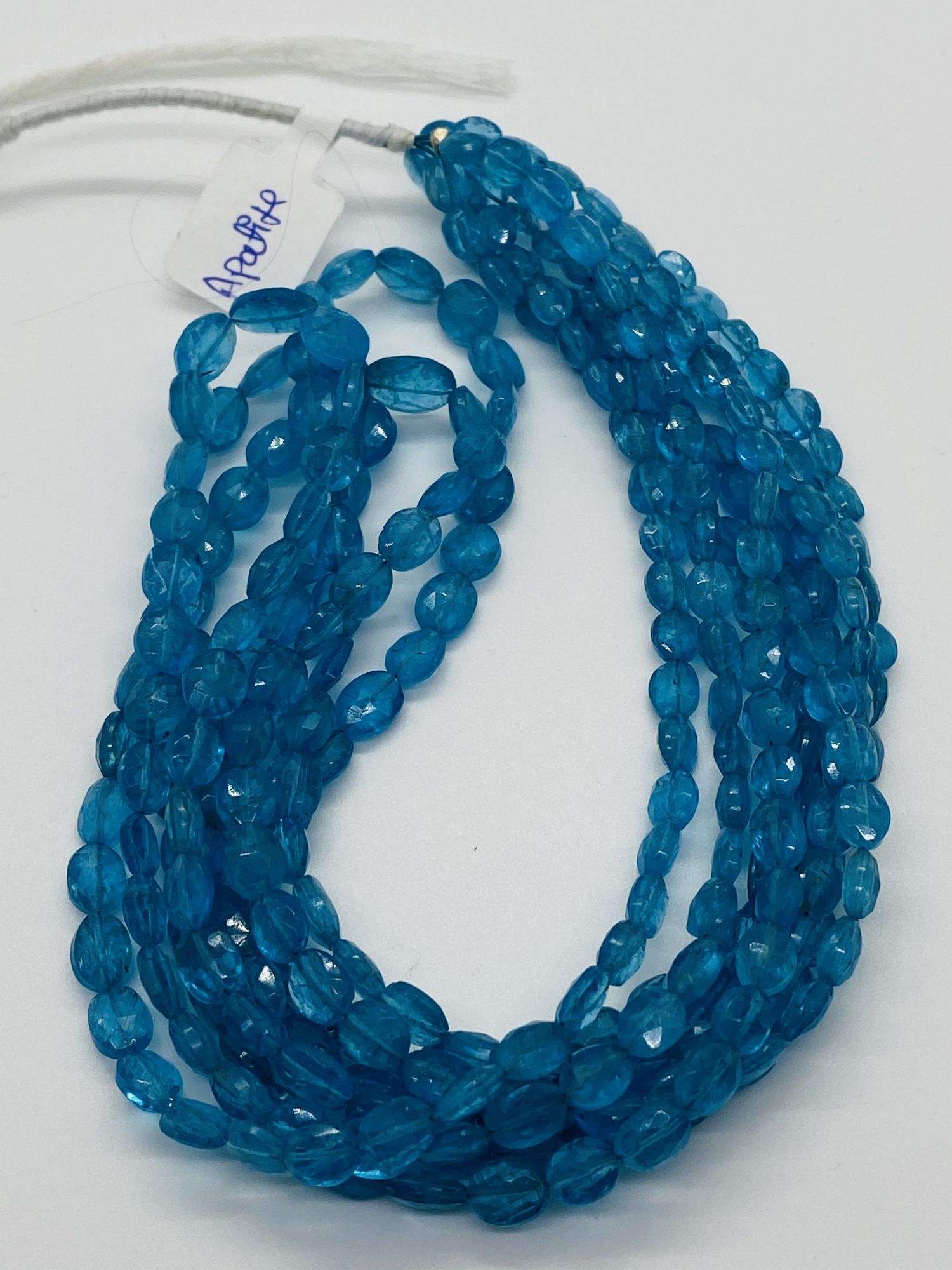 Peacock Apatite Ovals Faceted