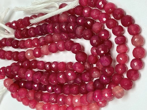 Pink Chalcedony Round Faceted
