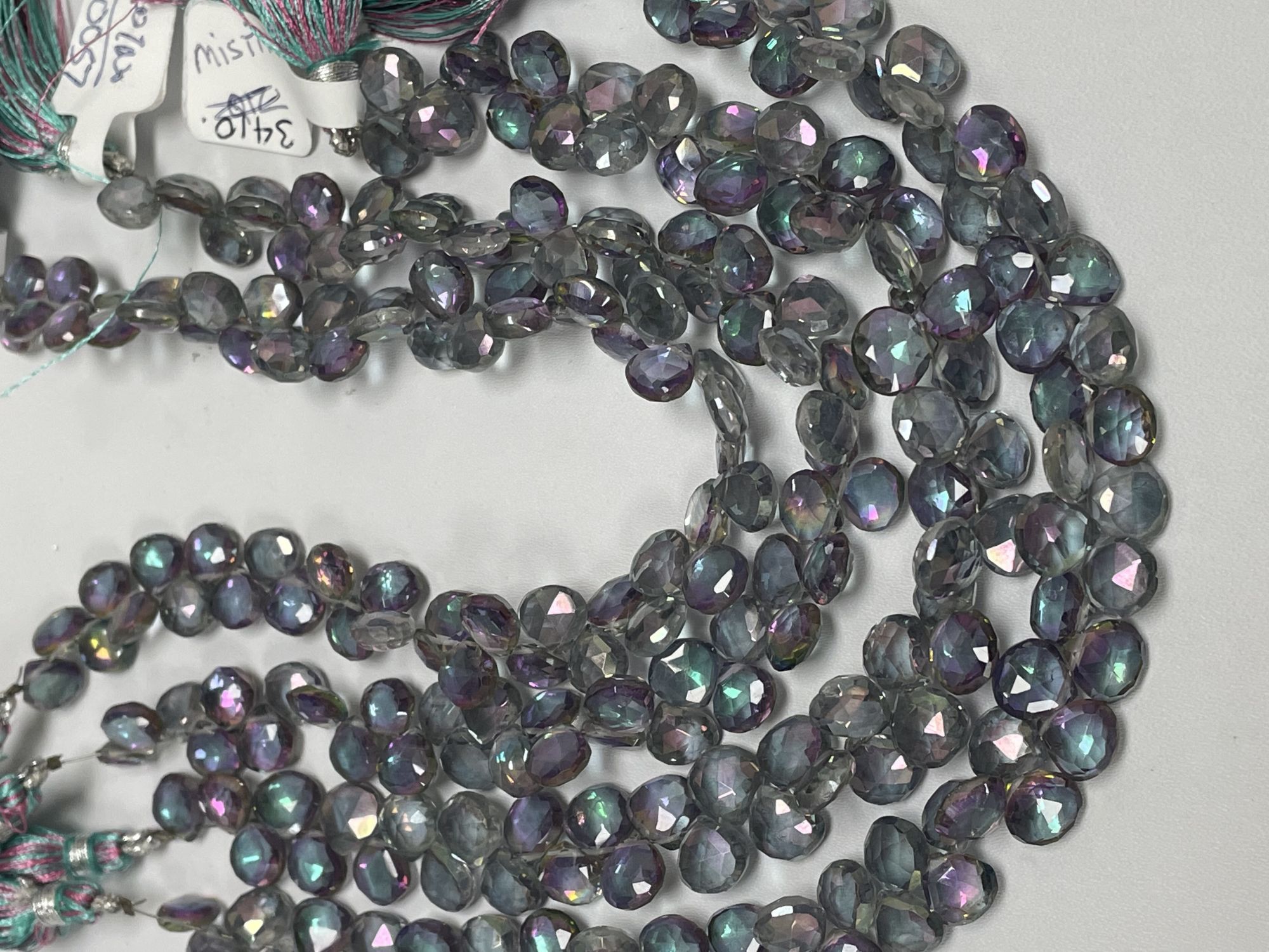 Mystic Topaz Heart Faceted