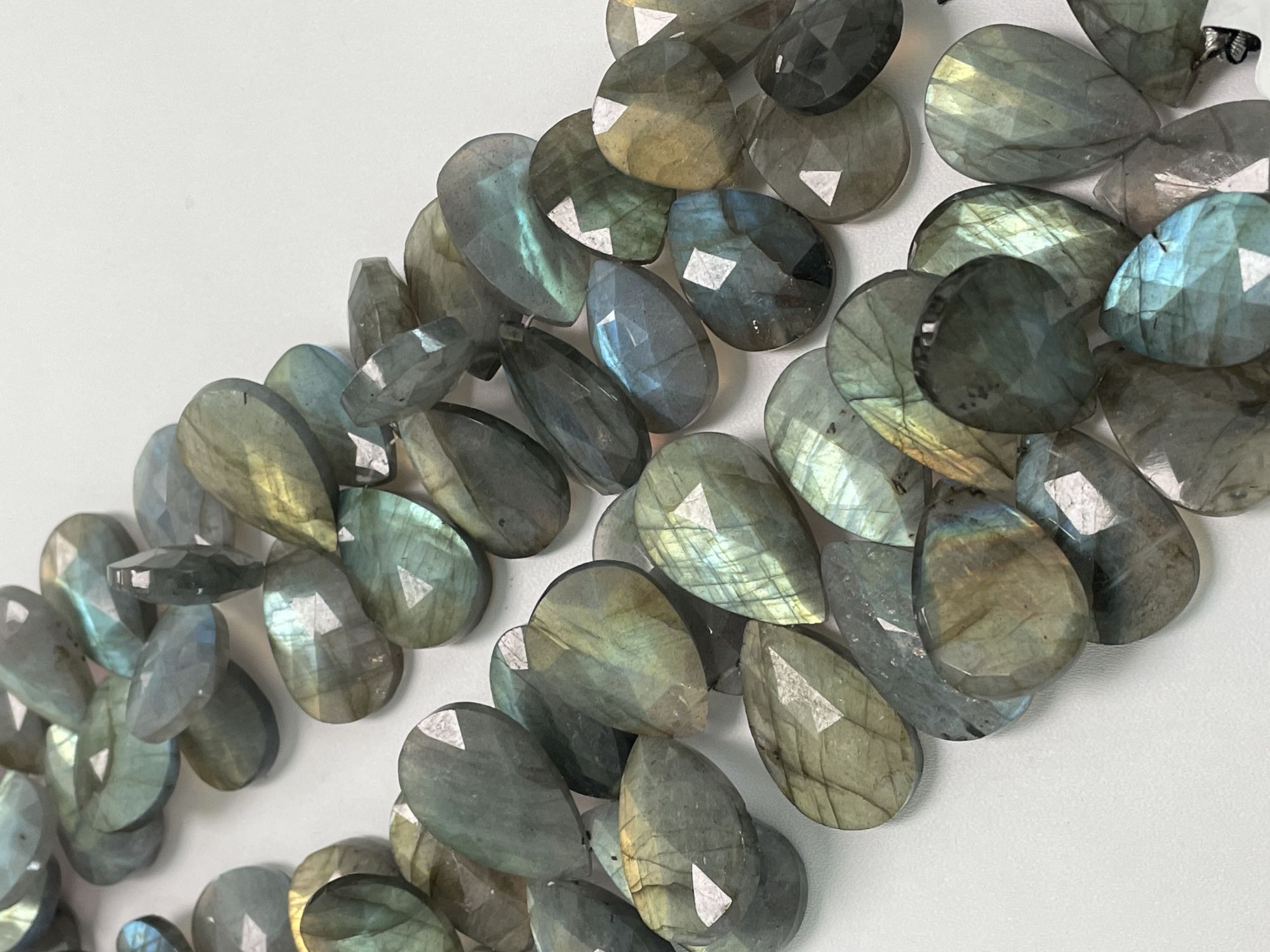 Labradorite Pear Faceted