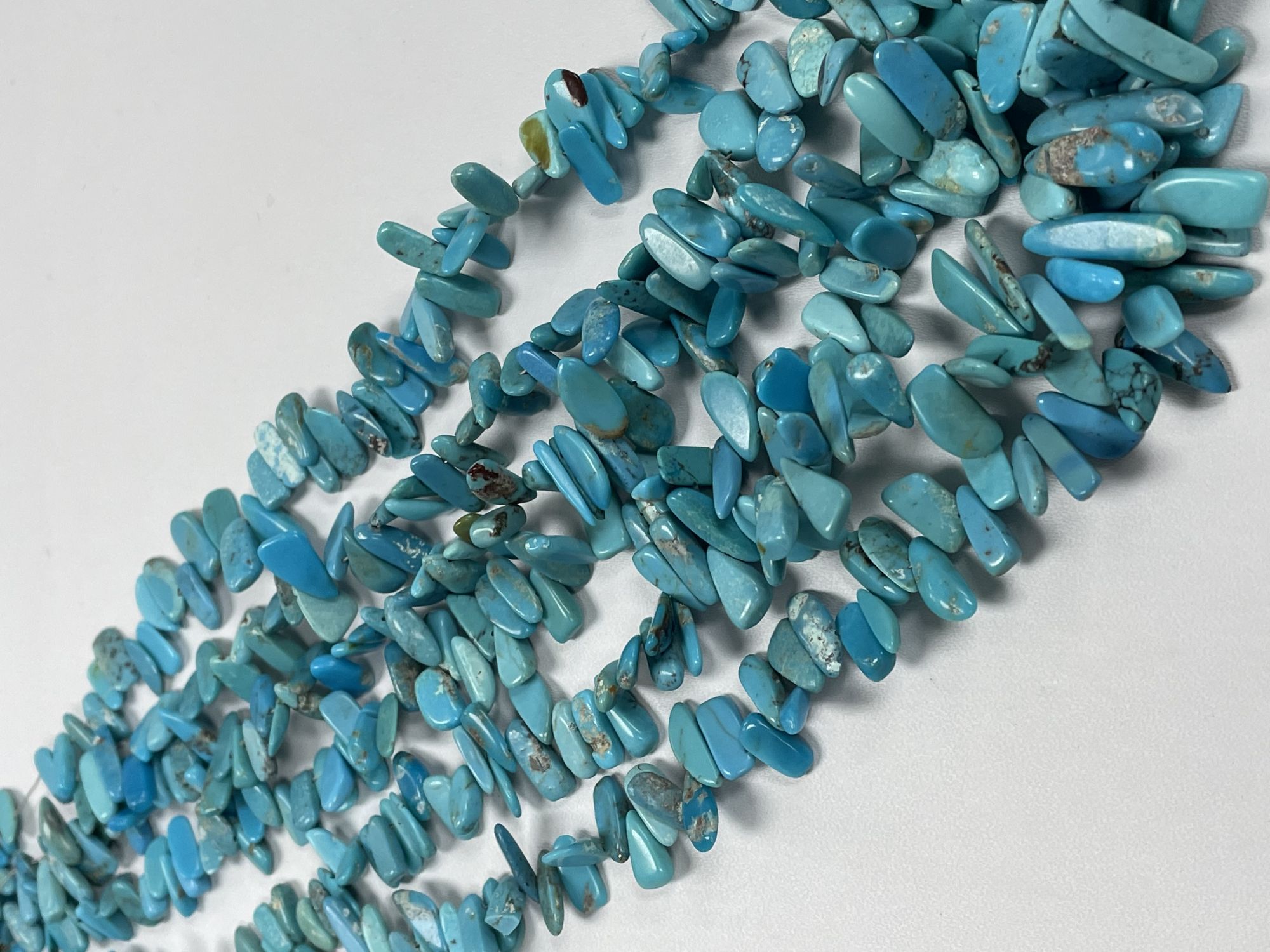 Turquoise Funky Cut Smooth