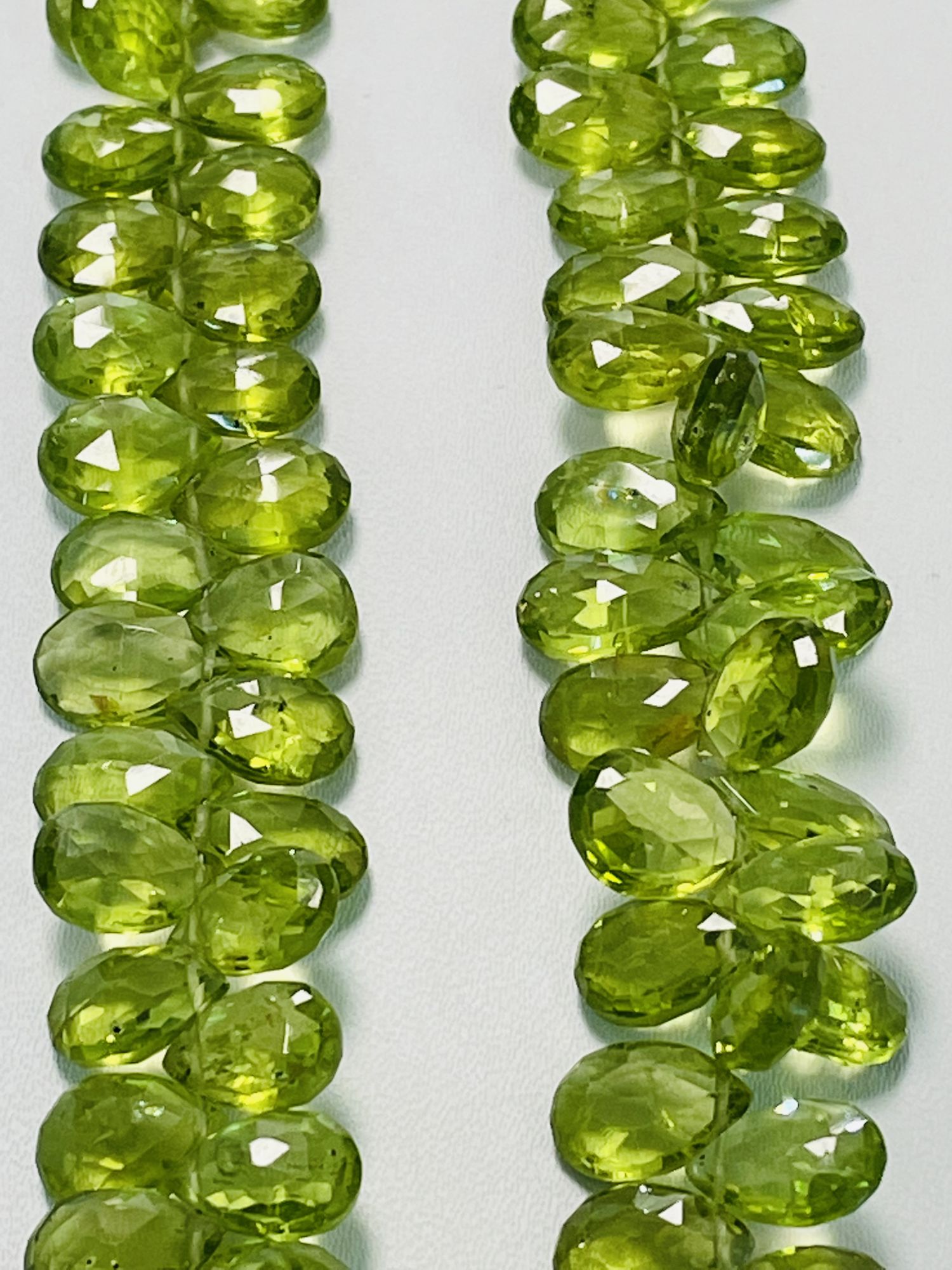 Peridot Pear Faceted