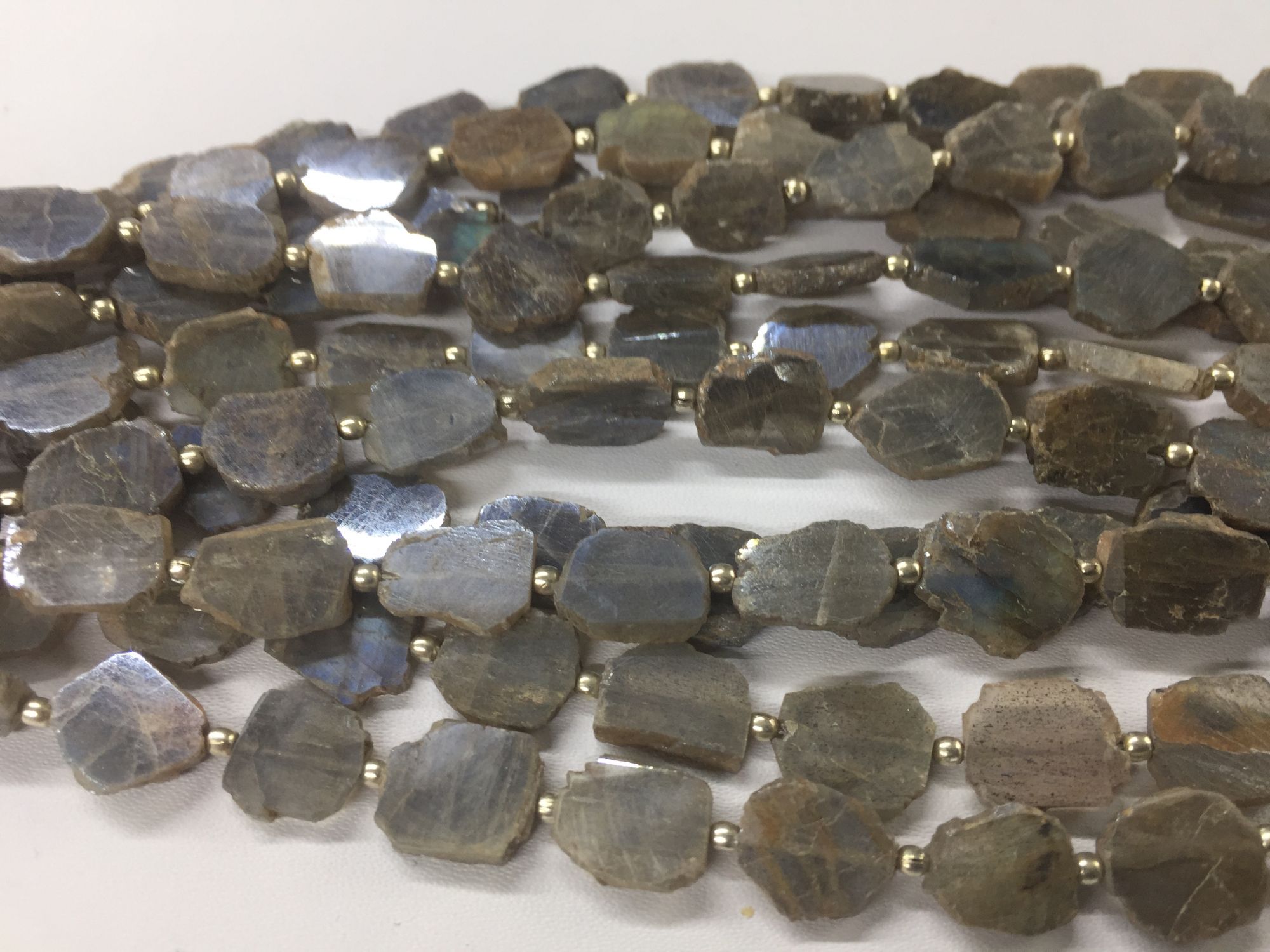 Labradorite Slice Faceted
