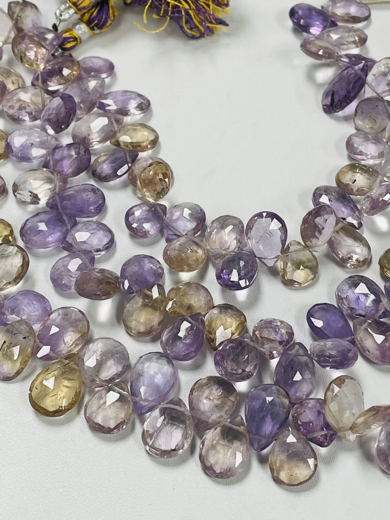 Ametrine Pear Faceted