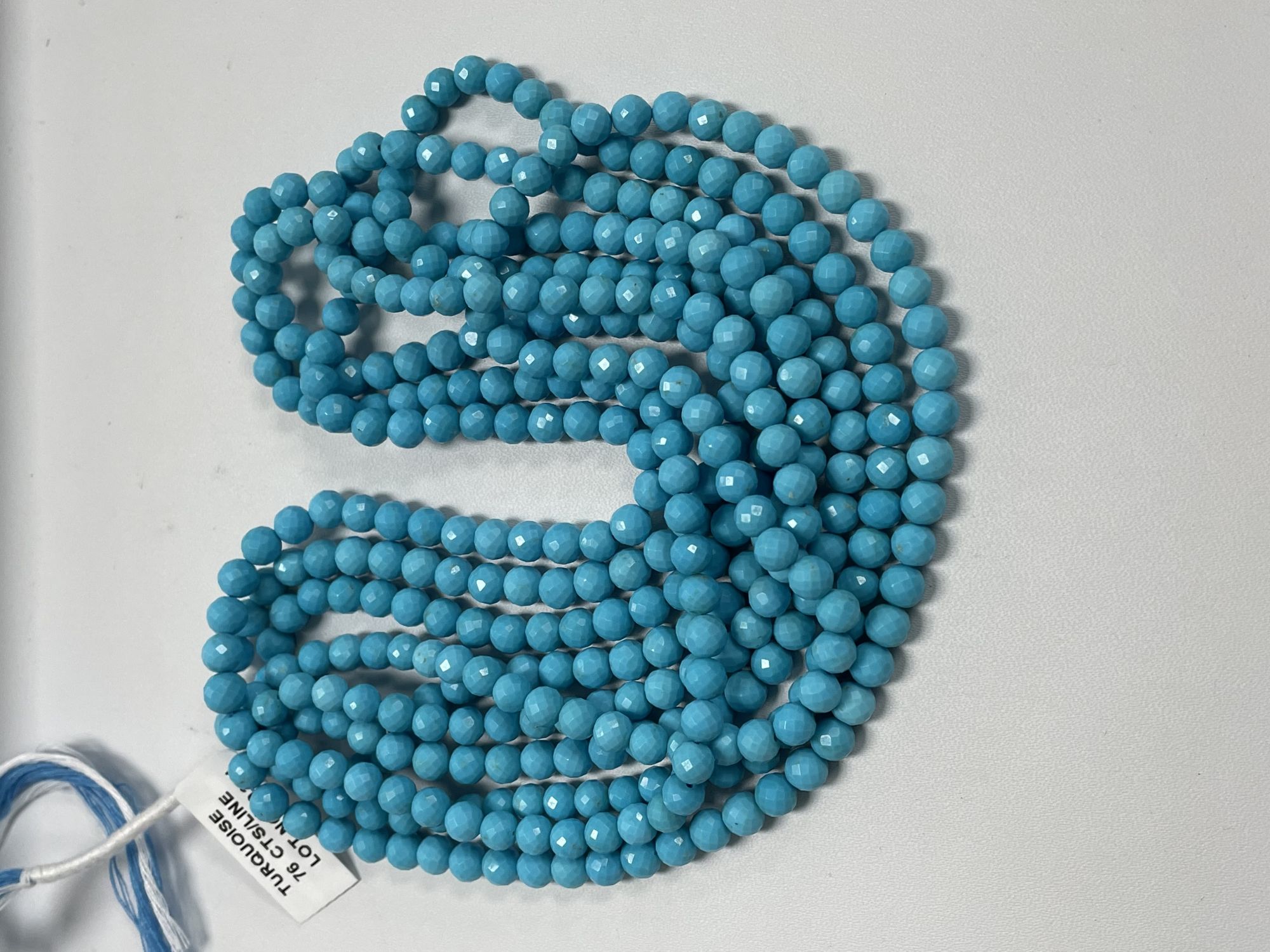 Turquoise Round Faceted