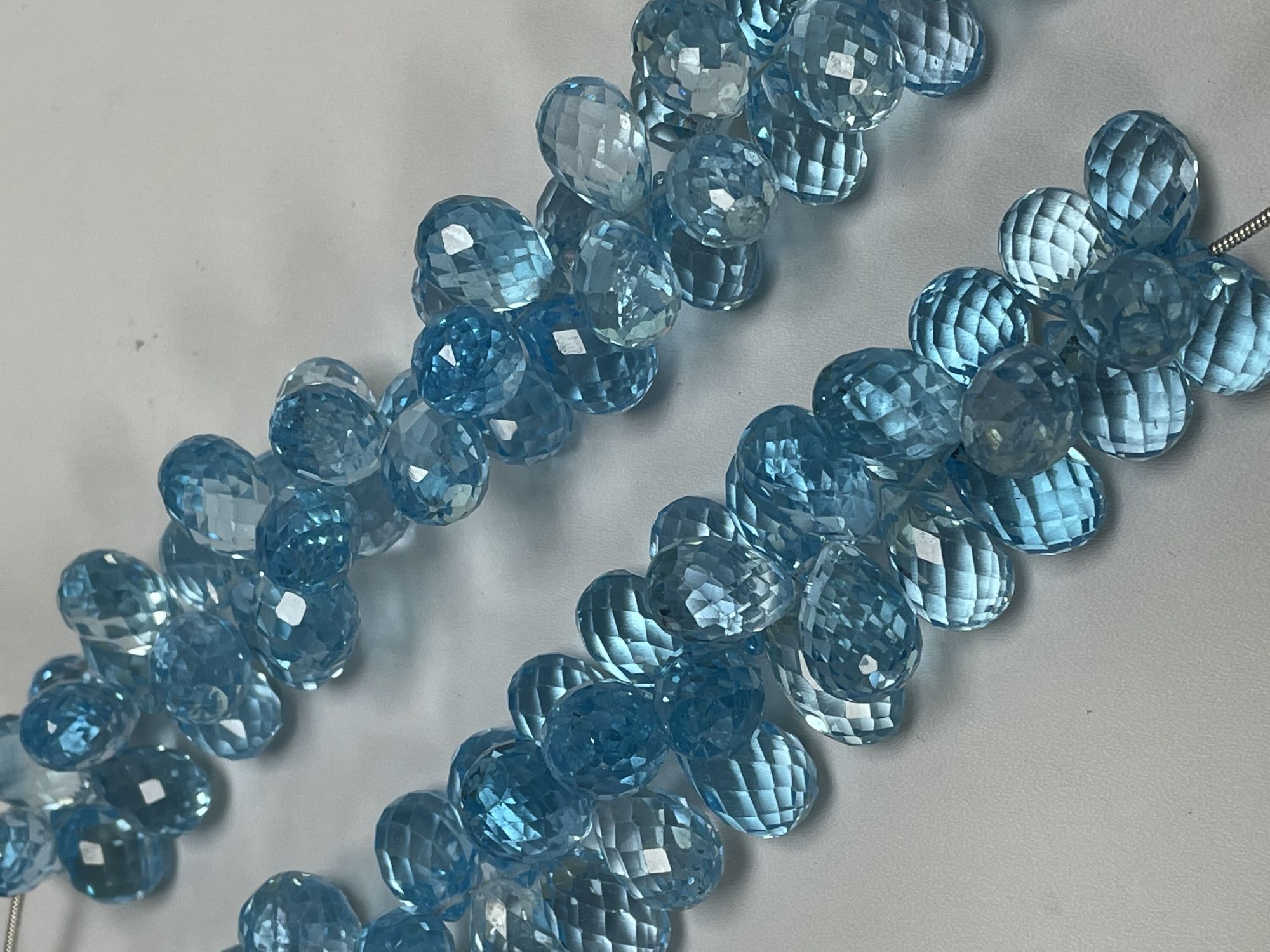 Sky Blue Topaz Drop Faceted