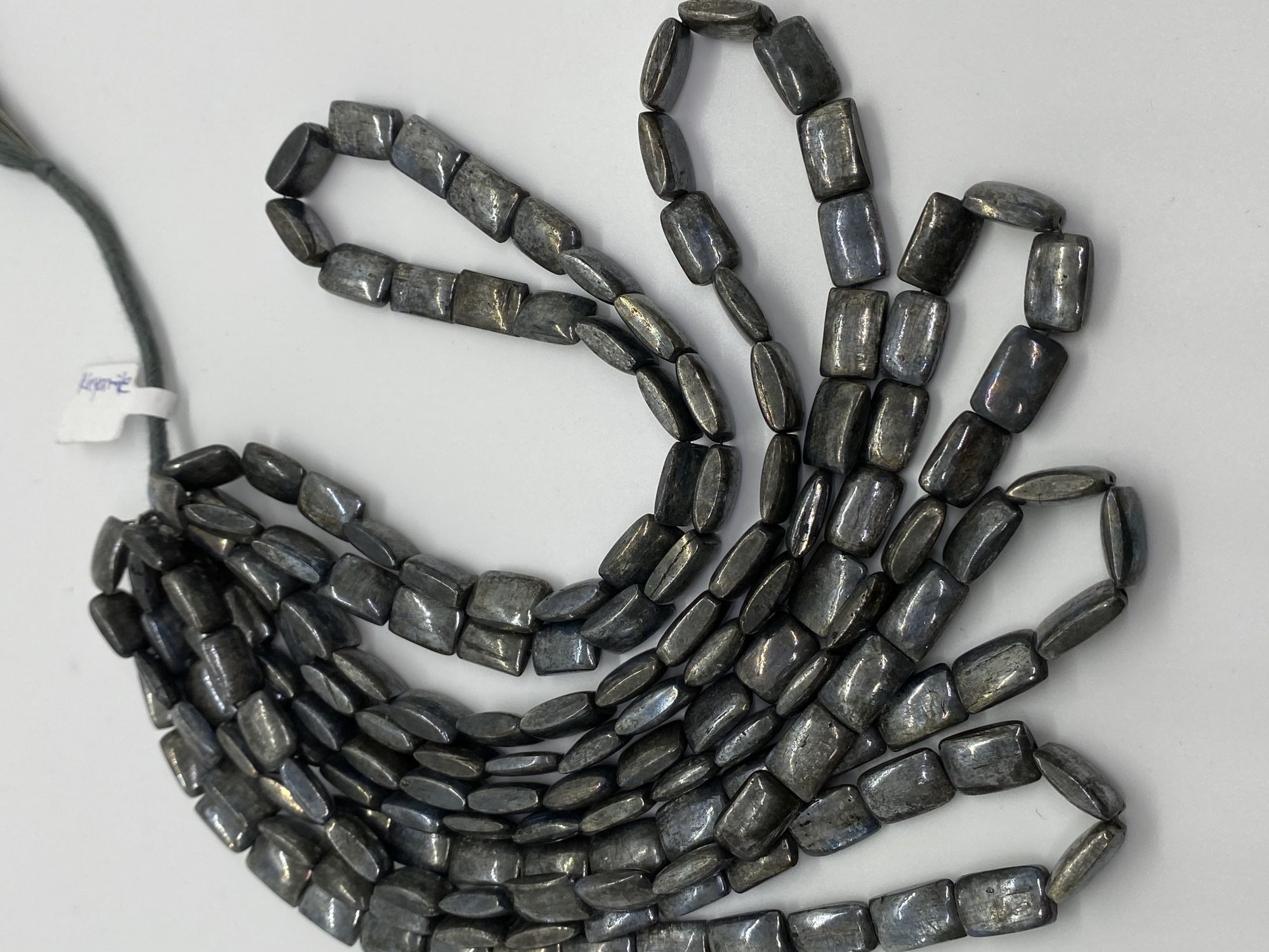 Coated Grey Kyanite Rectangle Smooth