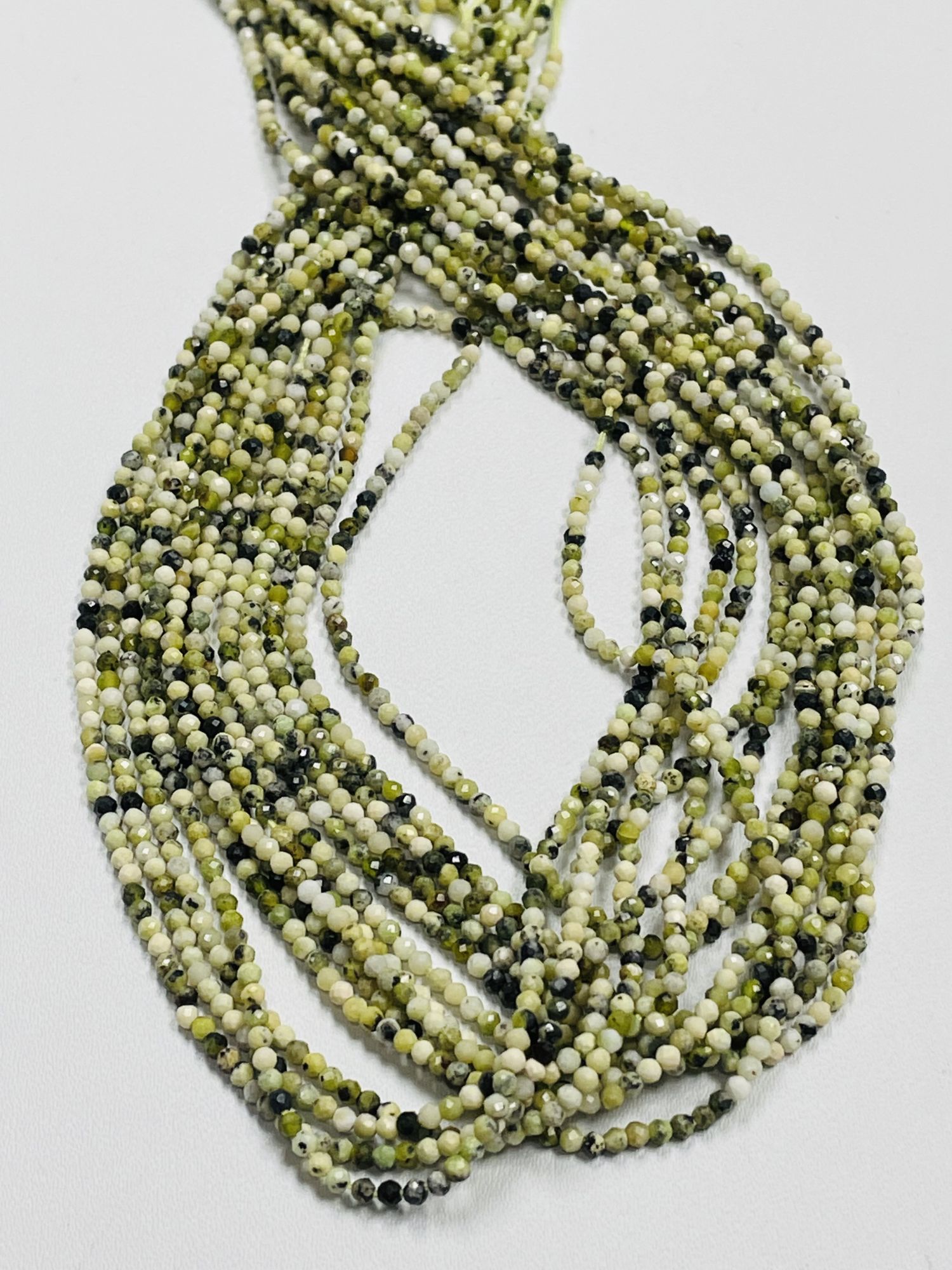 Shaded Opal Rondelle Faceted