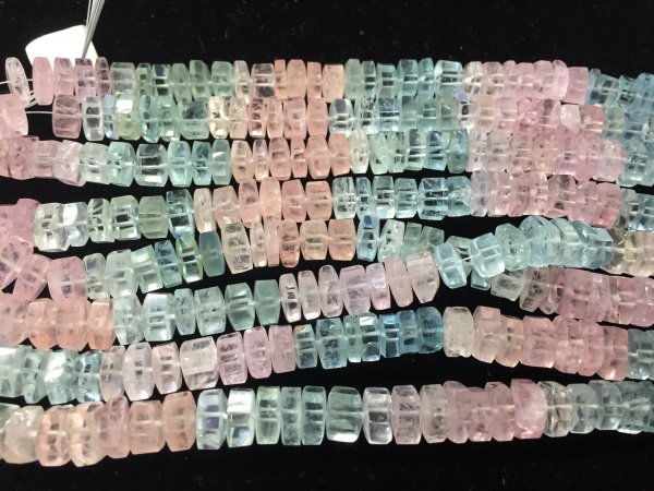 Natural Multi Aquamarine  Faceted