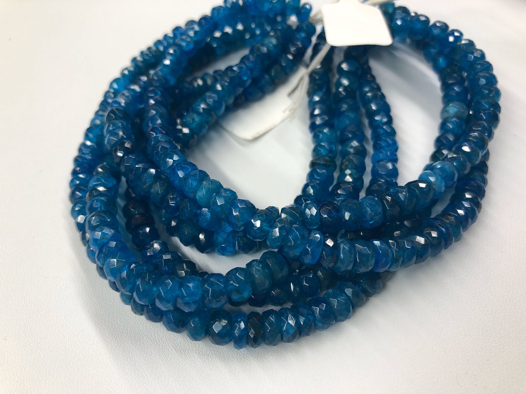 Apatite Rondelles Faceted