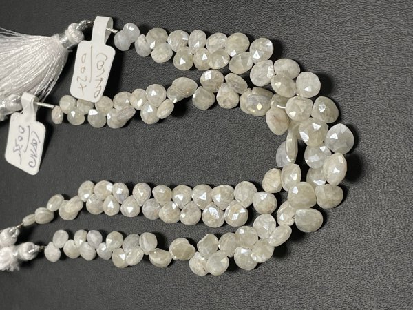 Silverite Heart Faceted
