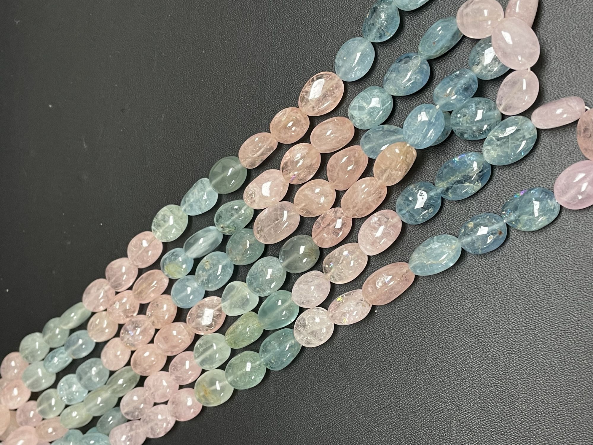 Multi Aquamarine Nugget Smooth